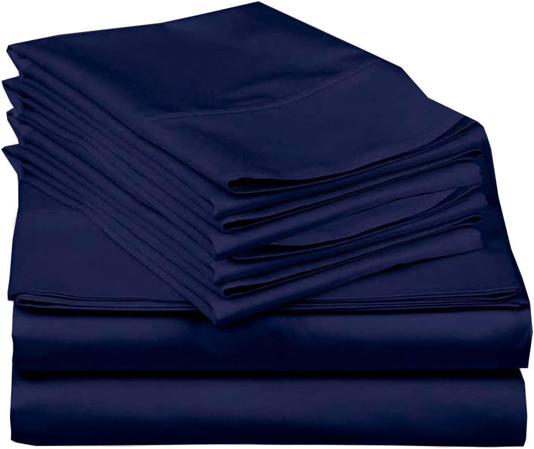 Extra Deep Pocket Queen Sheet Set for Hotel Luxury Comfort