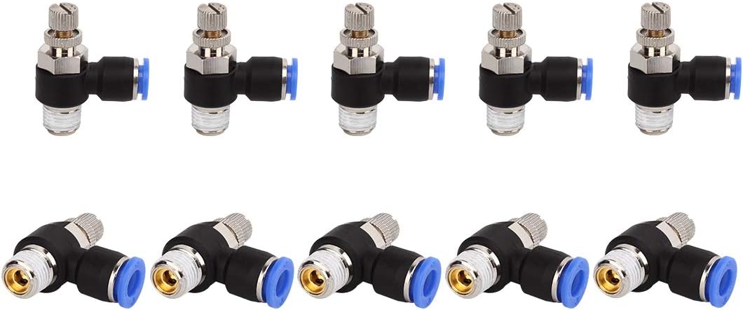 SNS 90 Degree Elbow Air Flow Control Valve for Speed Control