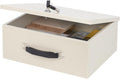 Fire Resistant Safe Box with Key Lock - Home Office Security