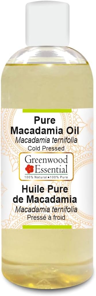 Pure Macadamia Oil Cold Pressed for Skin Nourishment 200ml