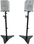 Studio Monitor Speaker Stands 33-52in Adjustable Height - Stable