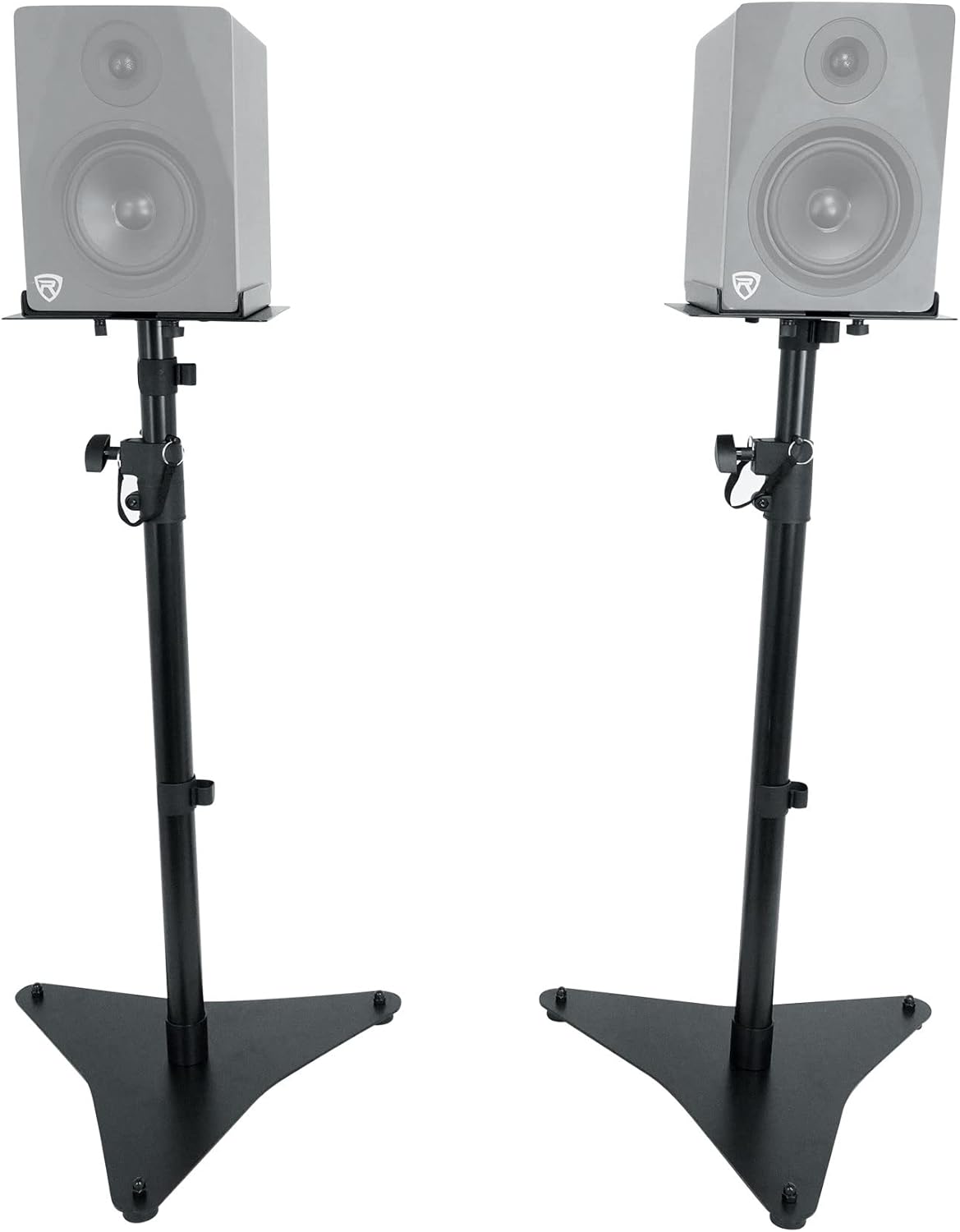 Rockville RVSM5 Studio Monitor & Bookshelf Speaker Stands Review
