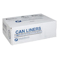 Inteplast 33 Gal Trash Liners 11 Mic Black - 500 Bags