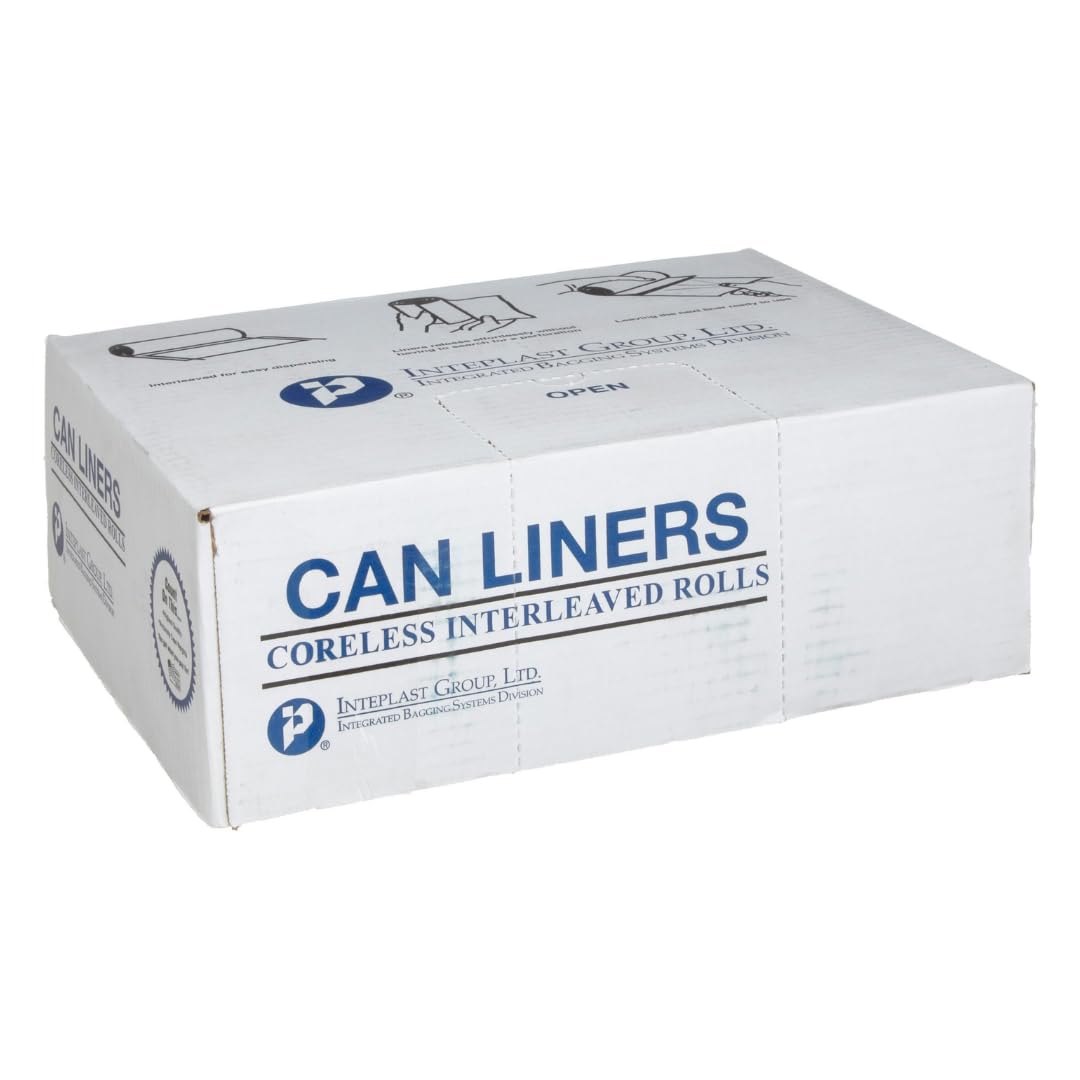 Inteplast 33 Gal Trash Liners - Durable, Eco-Friendly, Versatile