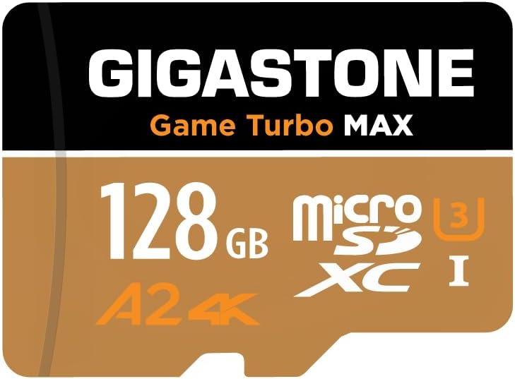 GIGASTONE 128GB Micro SD Card for 4K Gaming and More