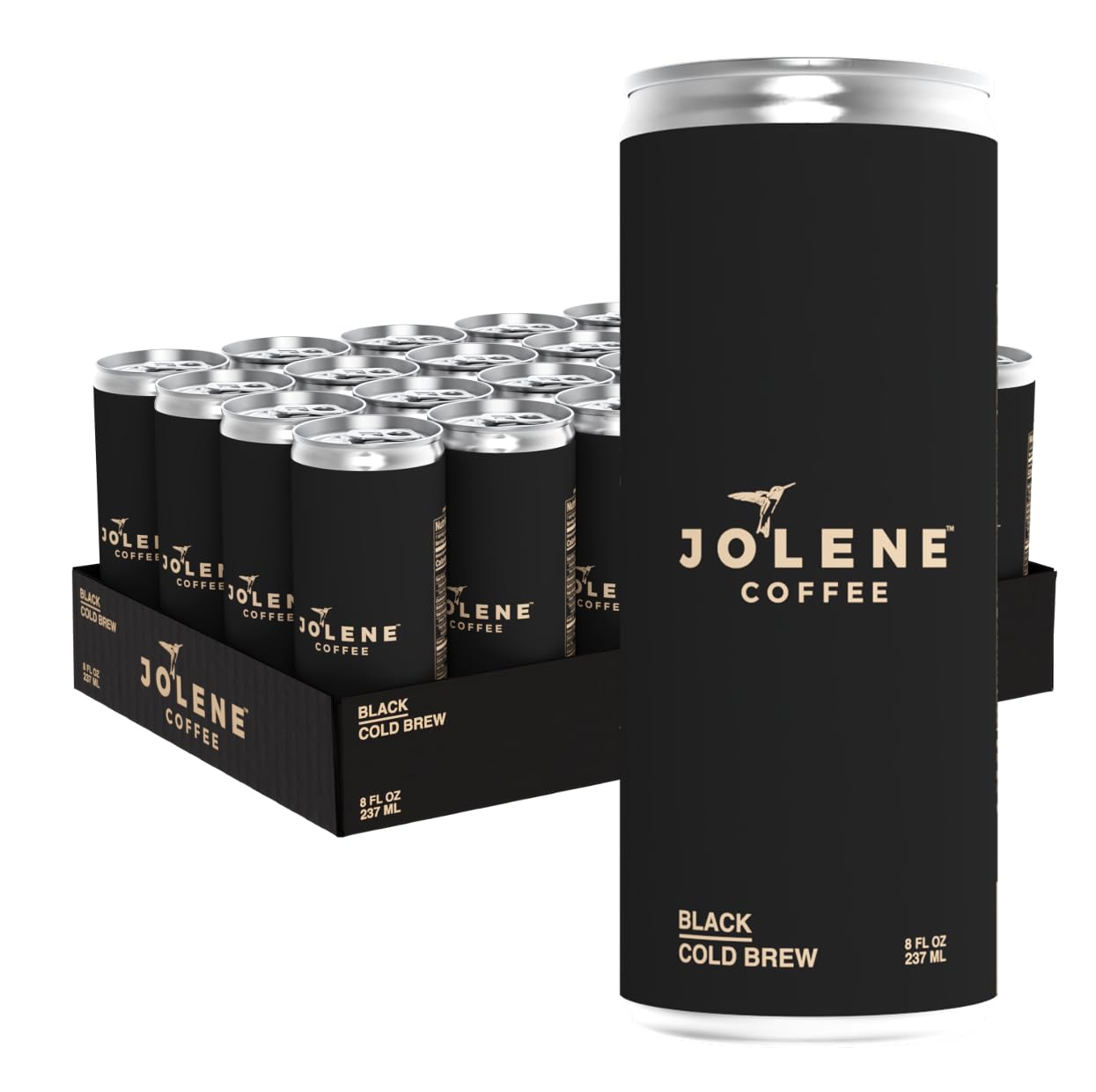 Jolene Coffee Black Cold Brew - Smooth, Bold, Ready-to-Drink