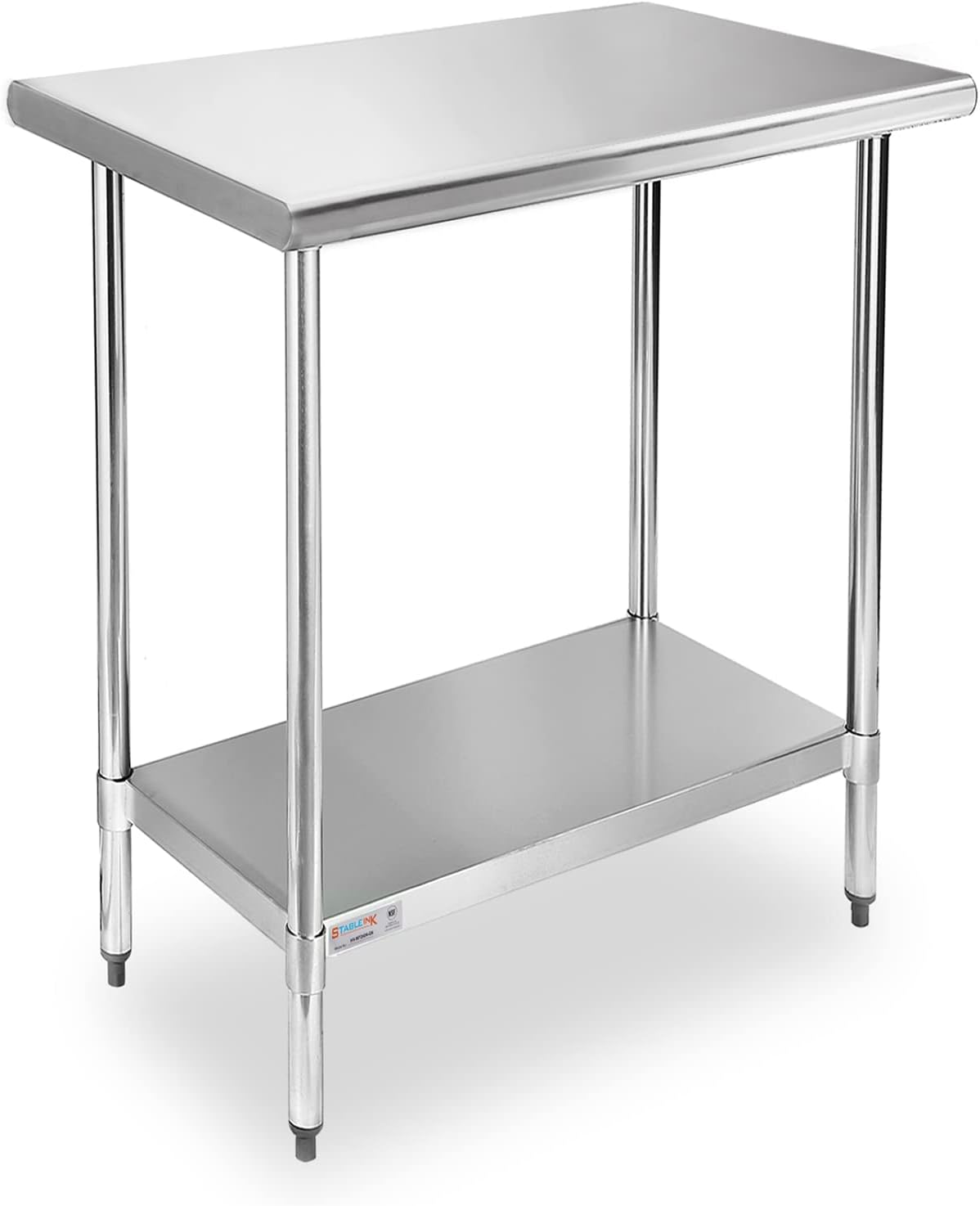 STABLEINK NSF Stainless Steel Table for Kitchen and Garage Use