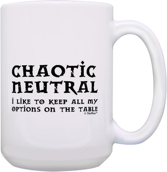 Chaotic Neutral Gamer Mug 15oz by ThisWear