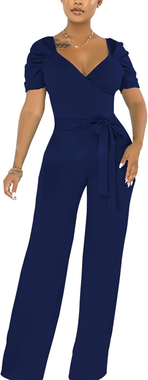 ZonJie Sexy Jumpsuits for Women Plus Size Summer Party Wear