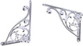 Heavy Duty Solid Stand 8 in 4 Pack Polished Chrome - Vintage Shelf