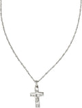Cross Pendant Necklace for Women - Personal Symbol on 19in Chain
