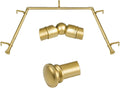 TONIAL Bay Window Curtain Rods - Custom Fit & Stylish!