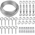 TooTaci Turnbuckle Wire Tensioner Kit for Garden and Fence