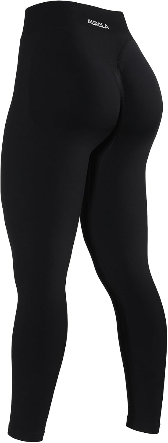 AUROLA Influence Workout Leggings for Women - Seamless Tummy Control