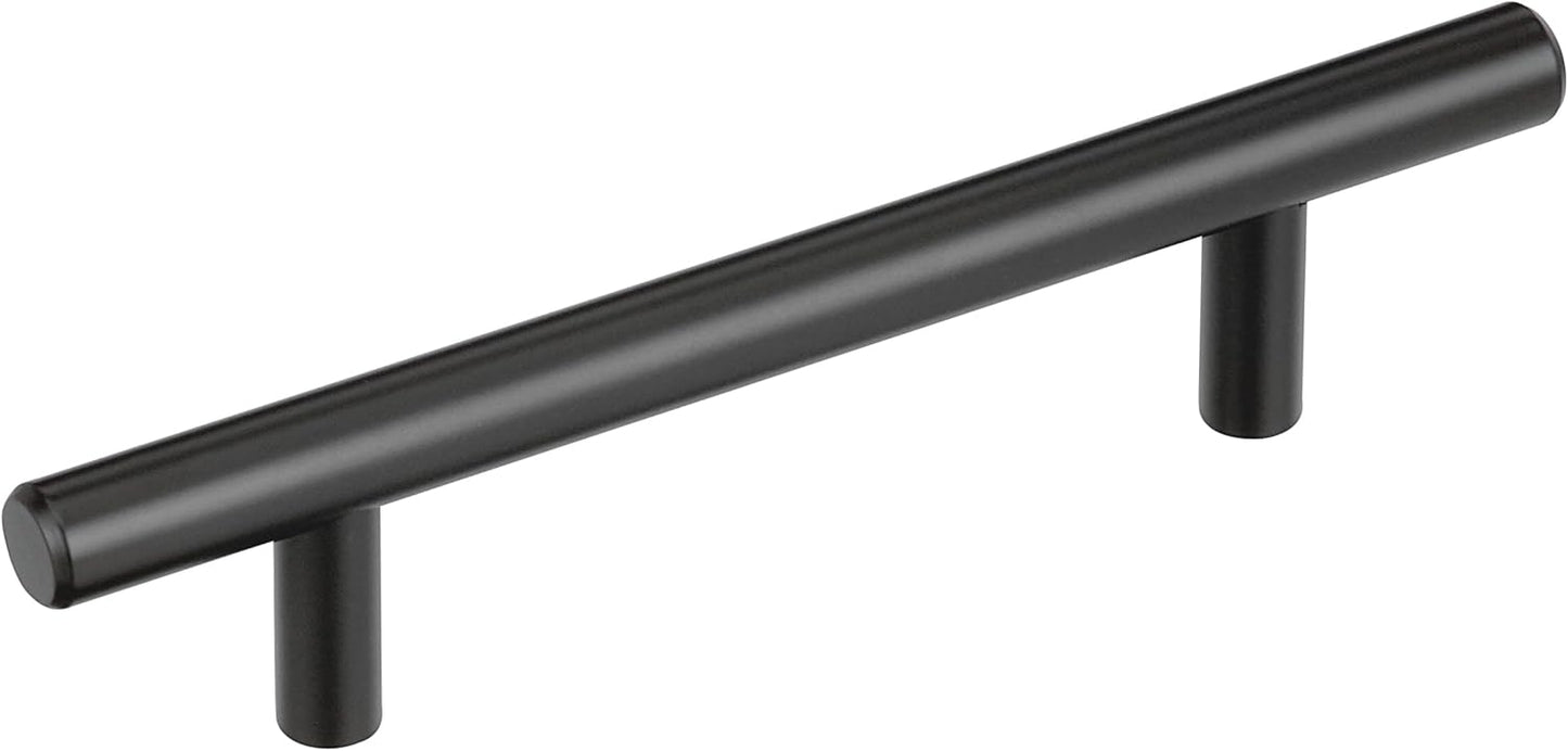 Amerock Bar Pulls 3-3/4 inch Matte Black Cabinet Pulls 10 Pack