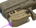 HiLight Tactical PS5P TAN 400 Lumen Strobe Flashlight & Purple Laser
