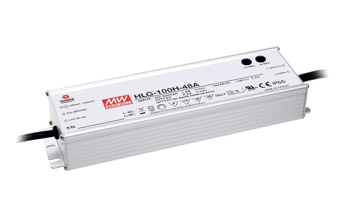 HLG-100H-48A 100 Watt Class I LED Power Supply for Versatile Use