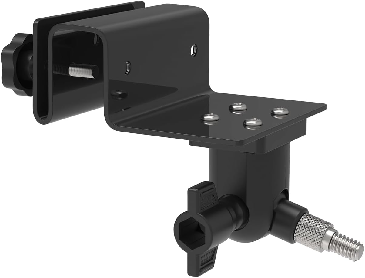 Secure Outdoor Mount for Cameras - Fits Various Brands - Black