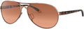 Oakley Women's Oo4079 Feedback Aviator Sunglasses for Style