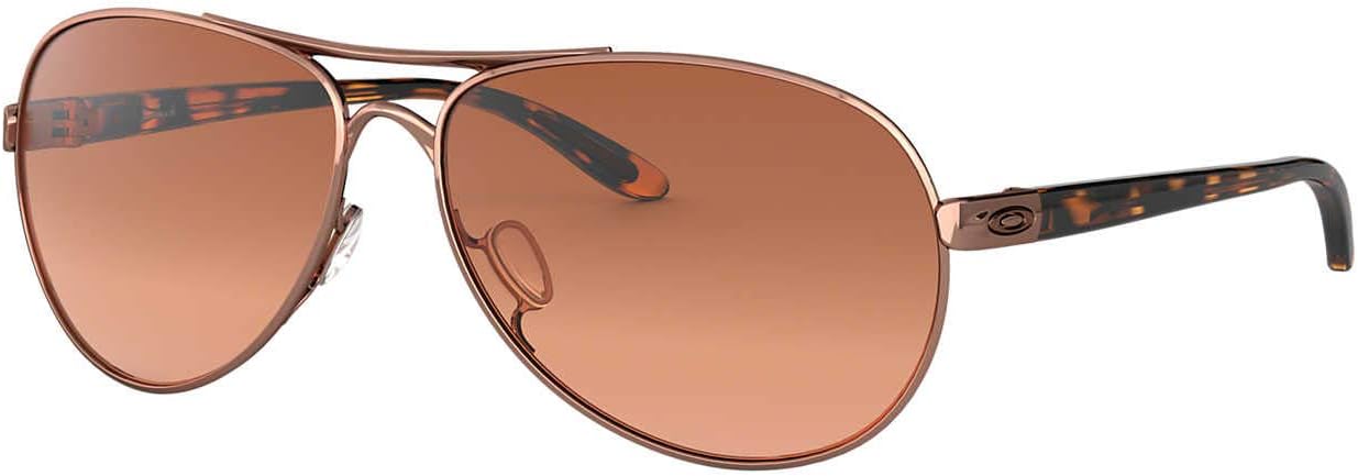 Oakley Women's Oo4079 Feedback Aviator Sunglasses for Style
