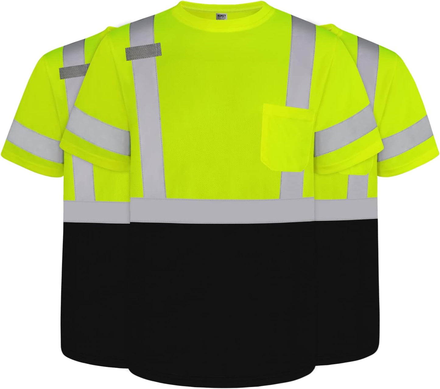 High Visibility Shirts for Men Class 3 Safety Work Wear