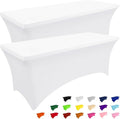 Spandex Table Cloth 8FT Fitted Stretch Tablecloths - Elastic Full