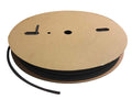 Kable Kontrol Heat Shrink Tubing 1/4 in - 250 ft Black Polyolefin
