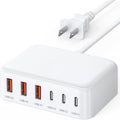 USB C Charger Block 100W 6-Port GaN Fast Charging Hub - Travel Ready