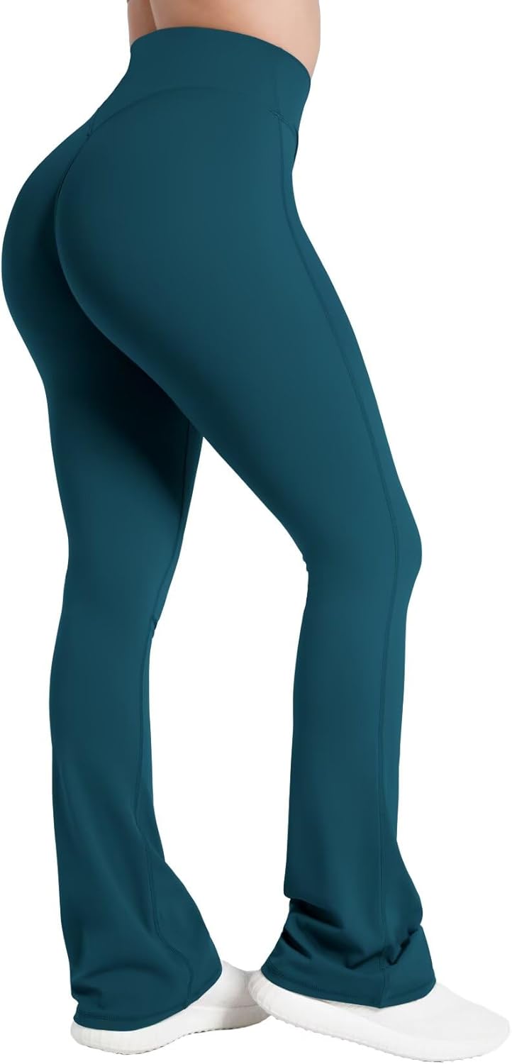 Sunzel Hidden Butt Lifting Scrunch Flare Leggings for Women
