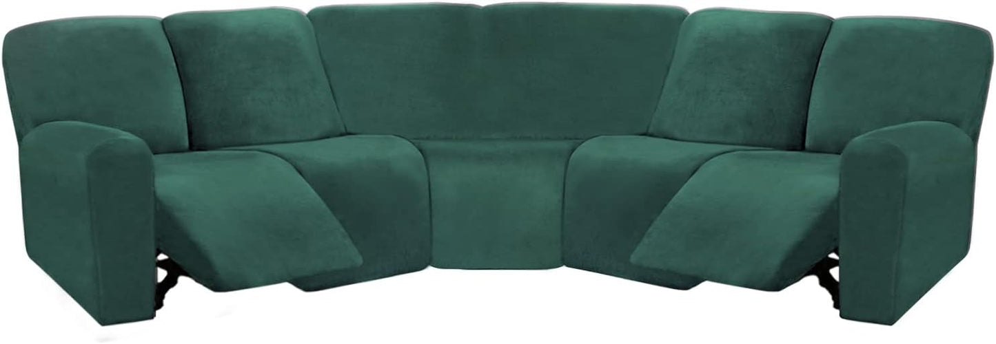 ULTICOR 7-Piece L Shape Recliner Sofa Covers for Comfort