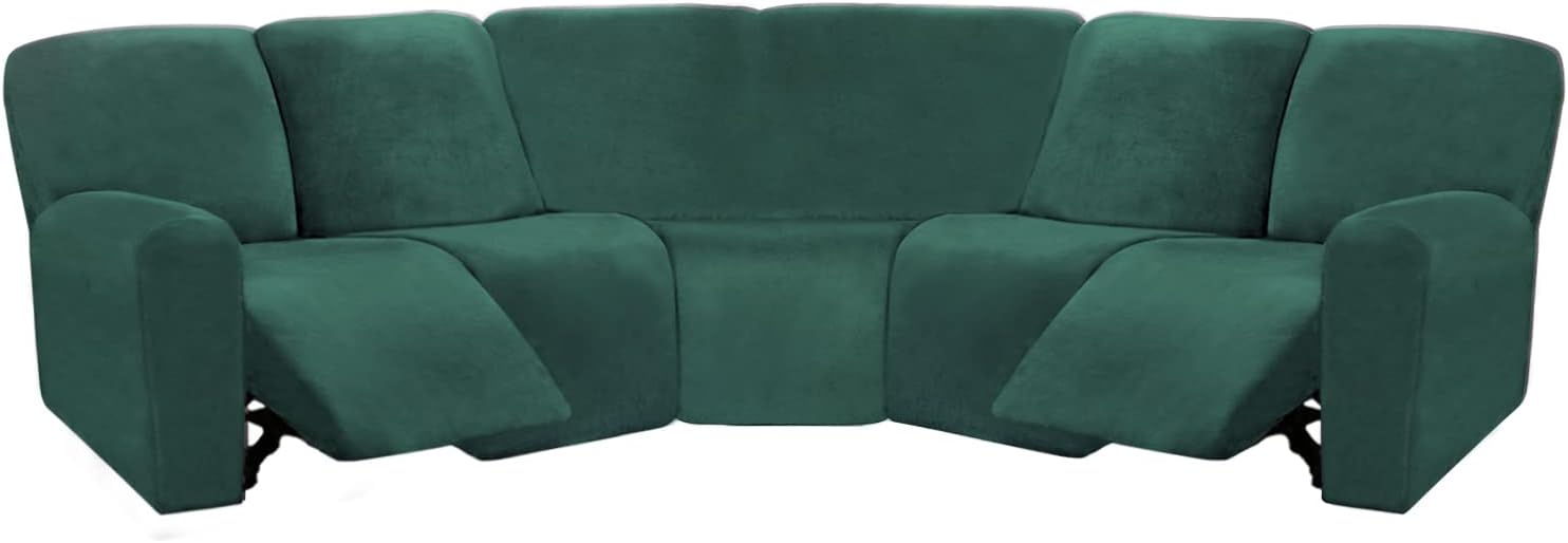 ULTICOR 7-Piece L Shape Recliner Sofa Covers for Comfort