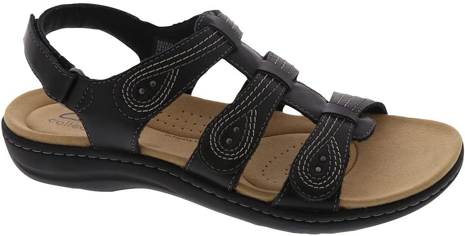 Clarks Women's Laurieann Vine Flat Sandal for Ultimate Comfort