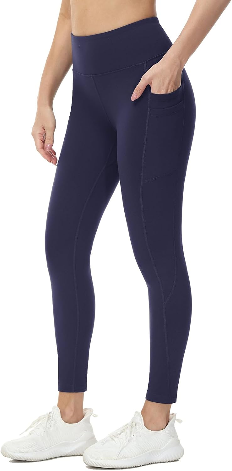 Fleece Lined Leggings for Women - Warm Water Resistant Tights