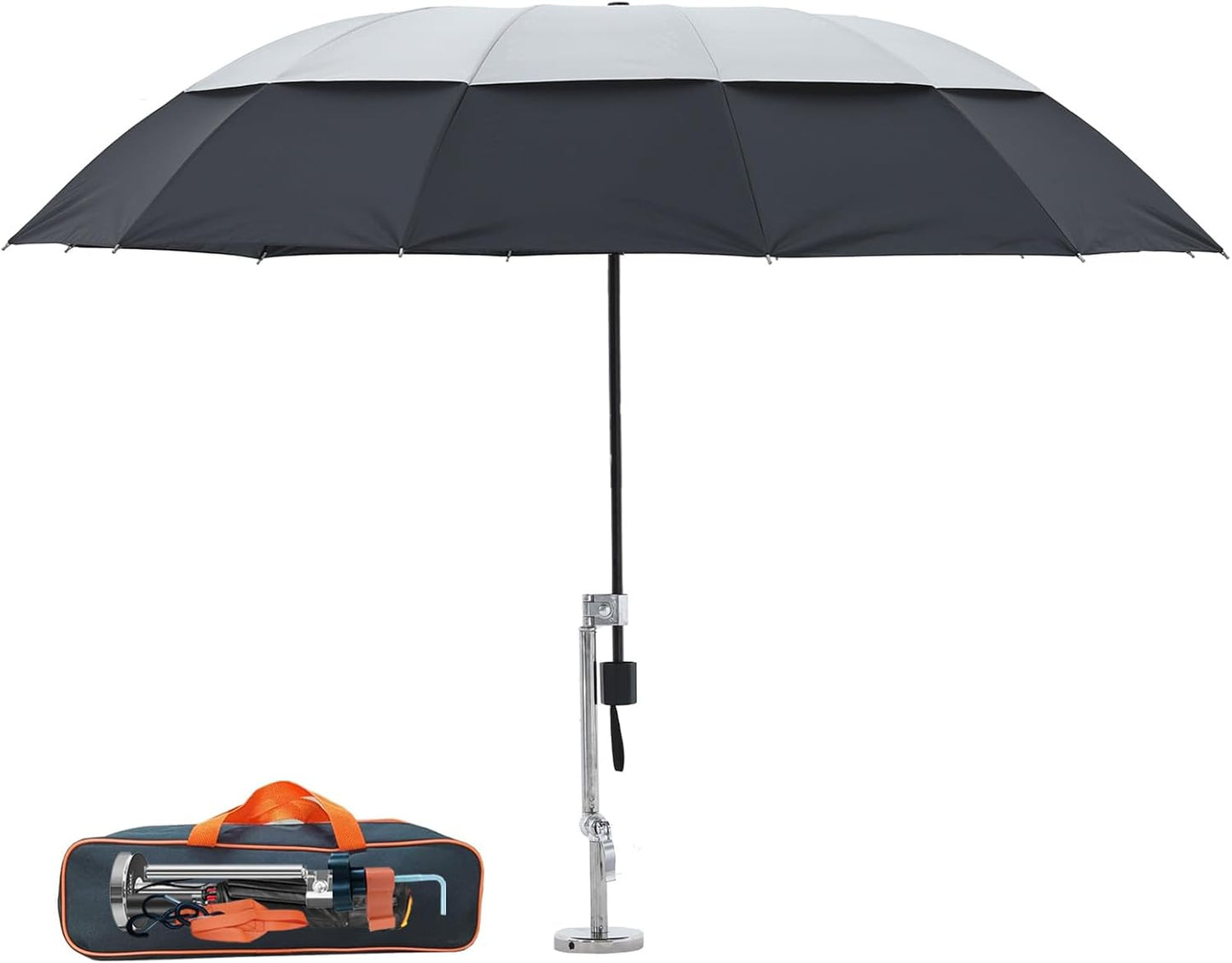 Heavy-Duty Magnetic Umbrella with Clamp for Tough Jobs