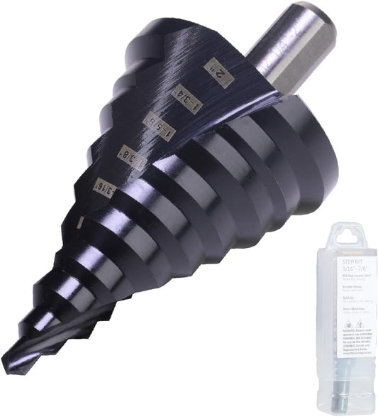 1/4 to 2 Inch Step Drill Bit for Stainless Steel and More