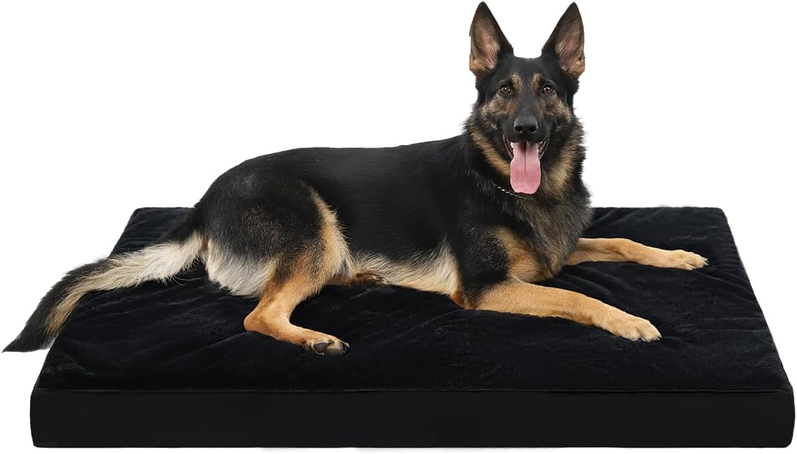 Orthopedic Dog Bed Crate Waterproof Pet Mats for Large Dogs