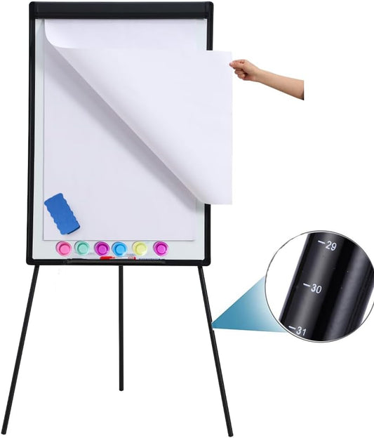 40in x 28in Magnetic Dry Erase Easel Board for All Settings