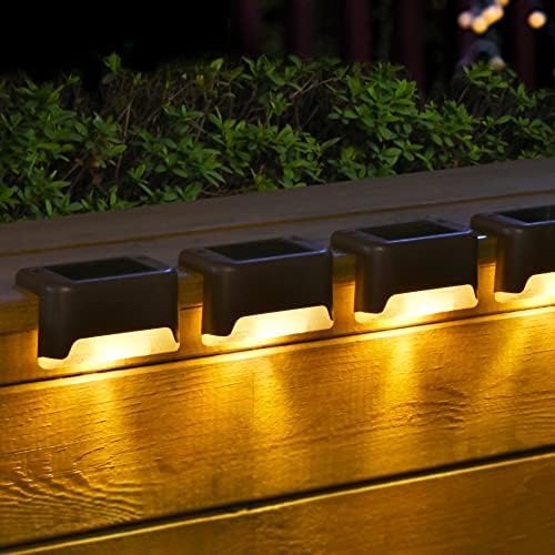 SOLPEX 20 Pack Solar Deck Lights for Outdoor Steps and Patios