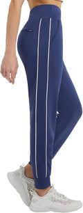 fleece lined joggers pants for women - warm water resistant winter