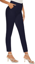 Women's High Waist Skinny Comfy Stretchy Work Pants with Pockets Wear