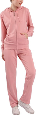 Women's Tracksuit 2-Piece Sweatshirt and Joggers Set - Casual Fit