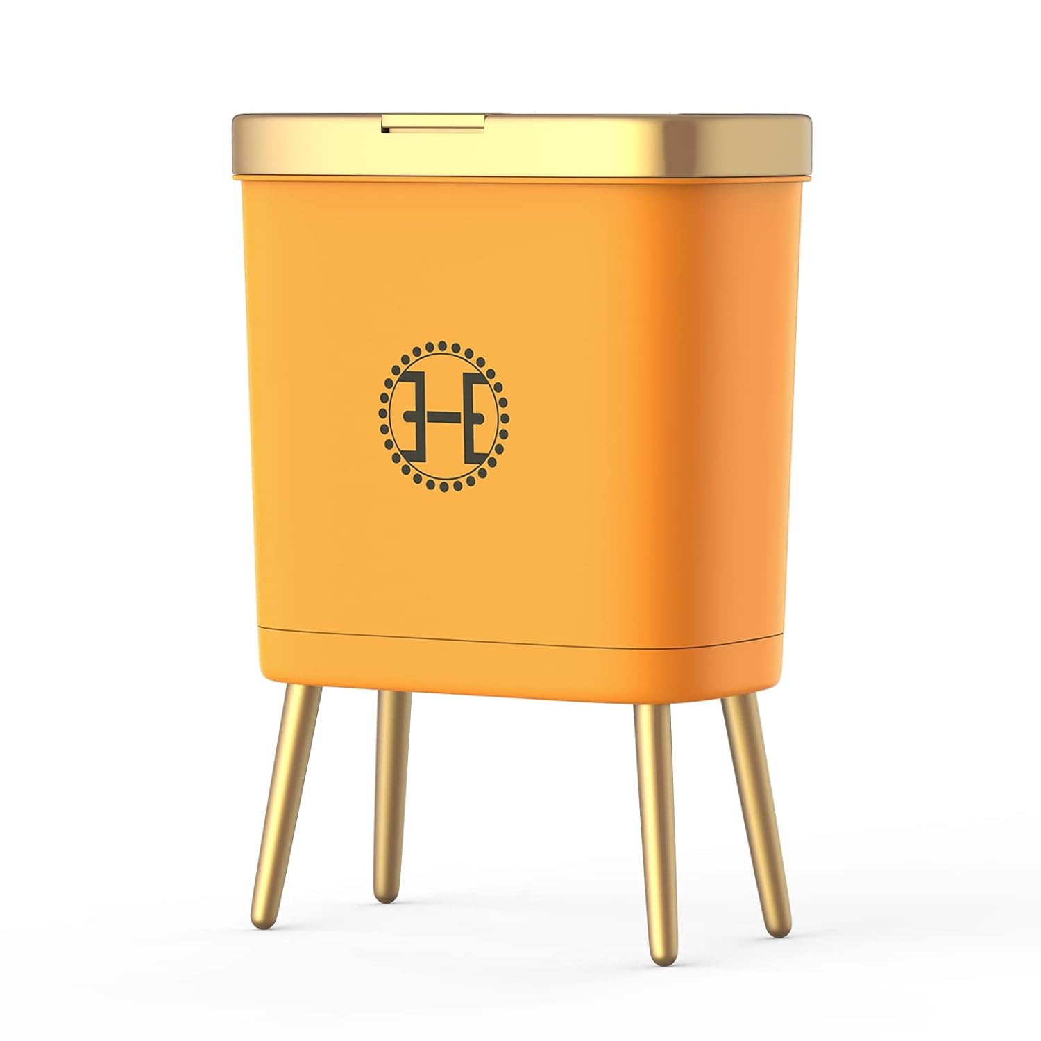 Procade Bedroom Trash Can with Lid for Modern Spaces
