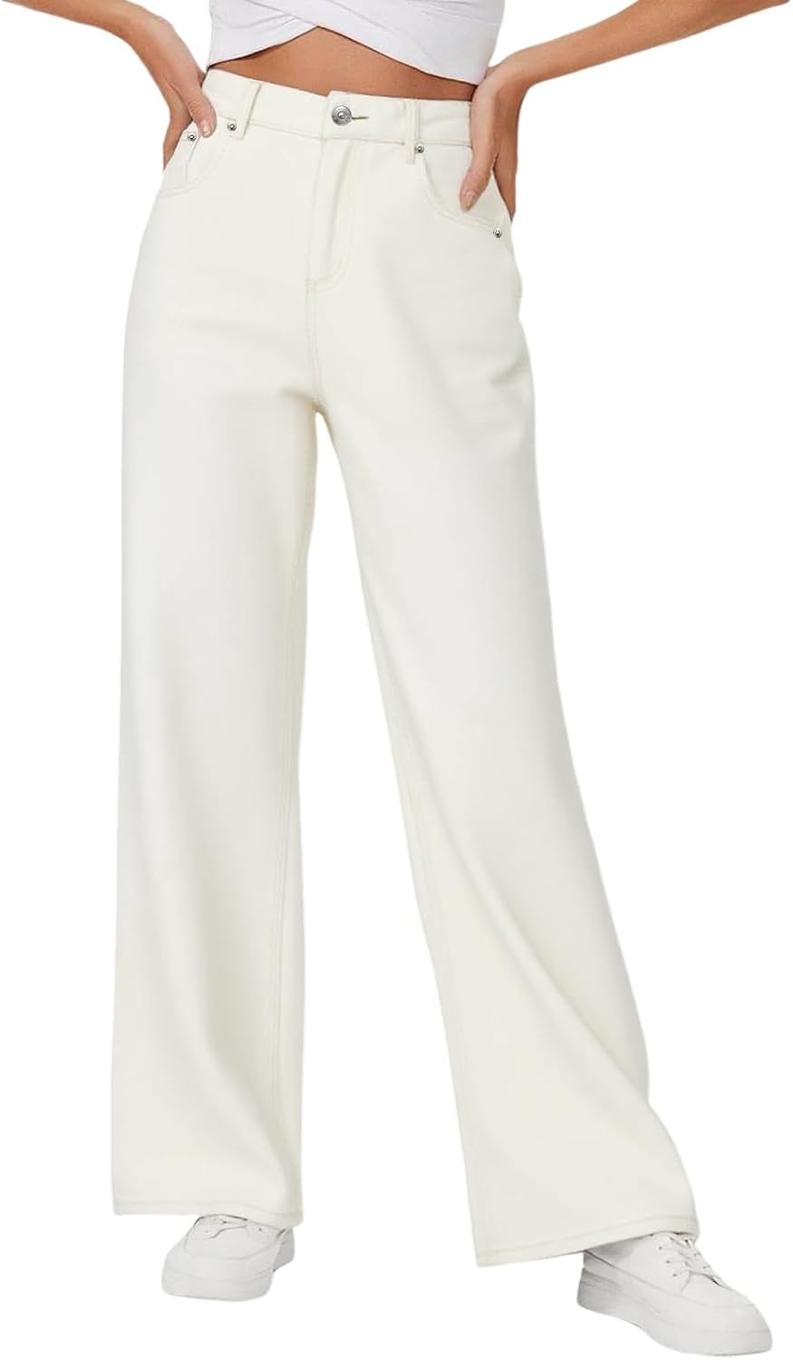 Baggy Jeans for Women High Waisted Loose Wide Leg Trendy Style