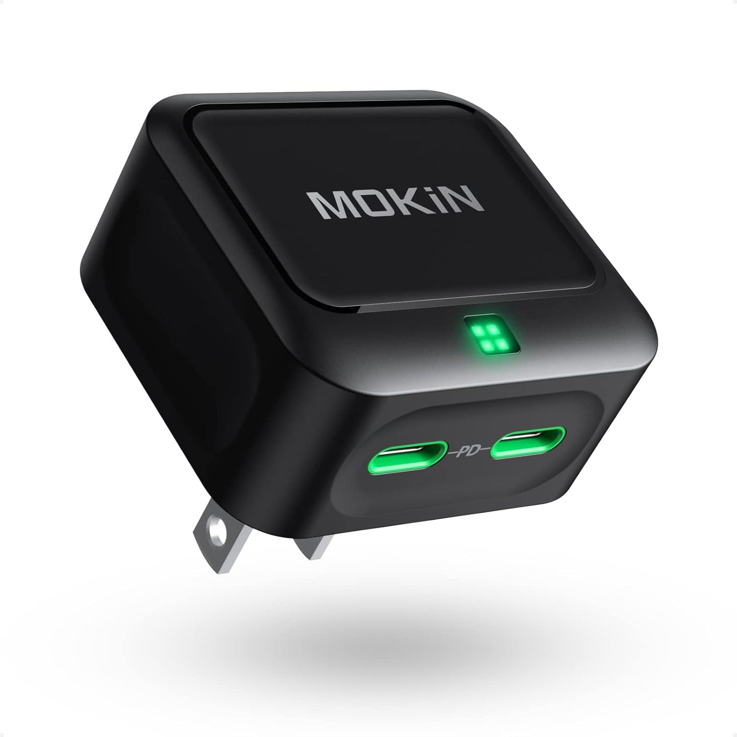 40W Dual Port Fast USB C Charger Block for iPhone & Samsung