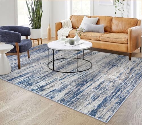 KOZYFLY 6x9 Modern Ombre Area Rug for Living Room and Bedroom