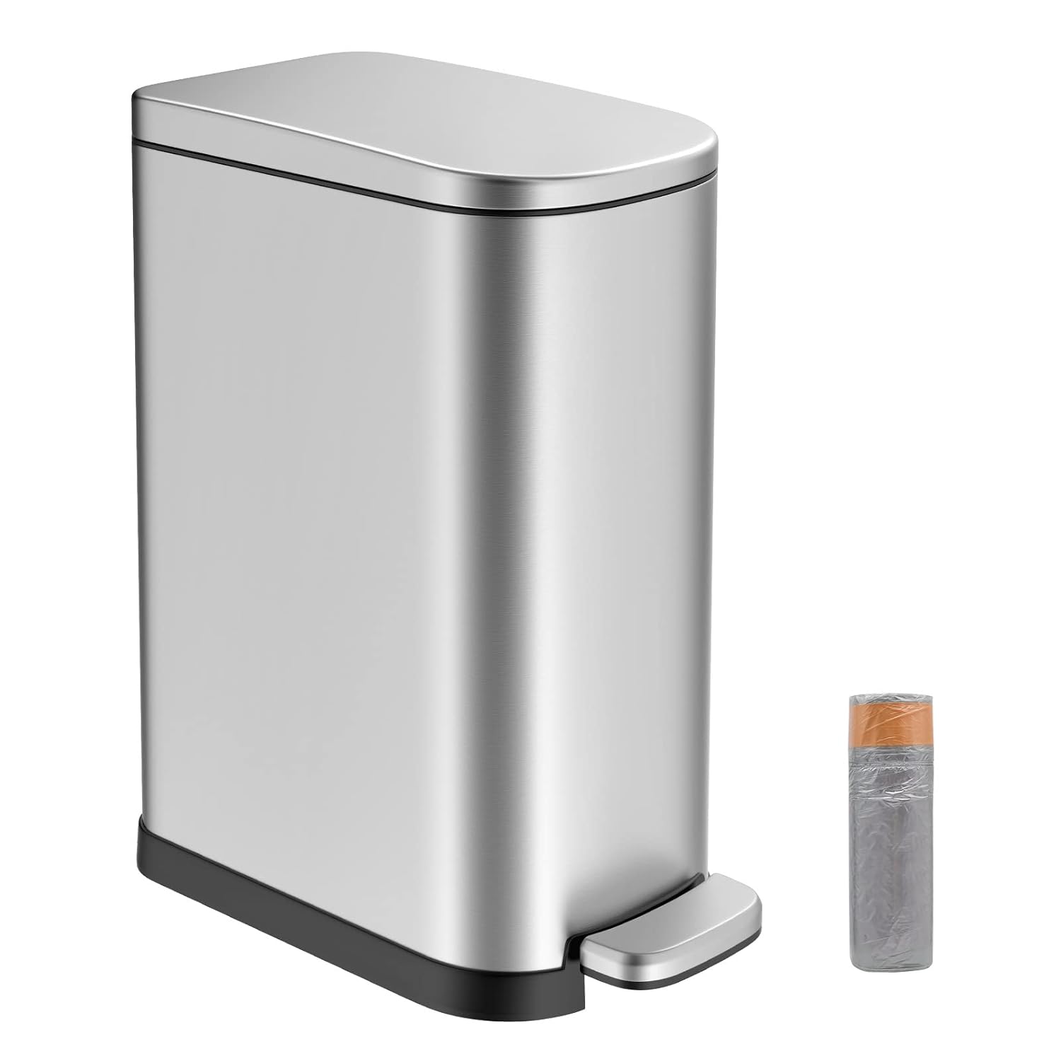 BETHEBEST 10 Liter Small Trash Can with Lid for Any Space