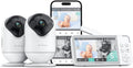 VistaView Smart WiFi Baby Monitor with 2 Cameras - 2K & 1080P Split