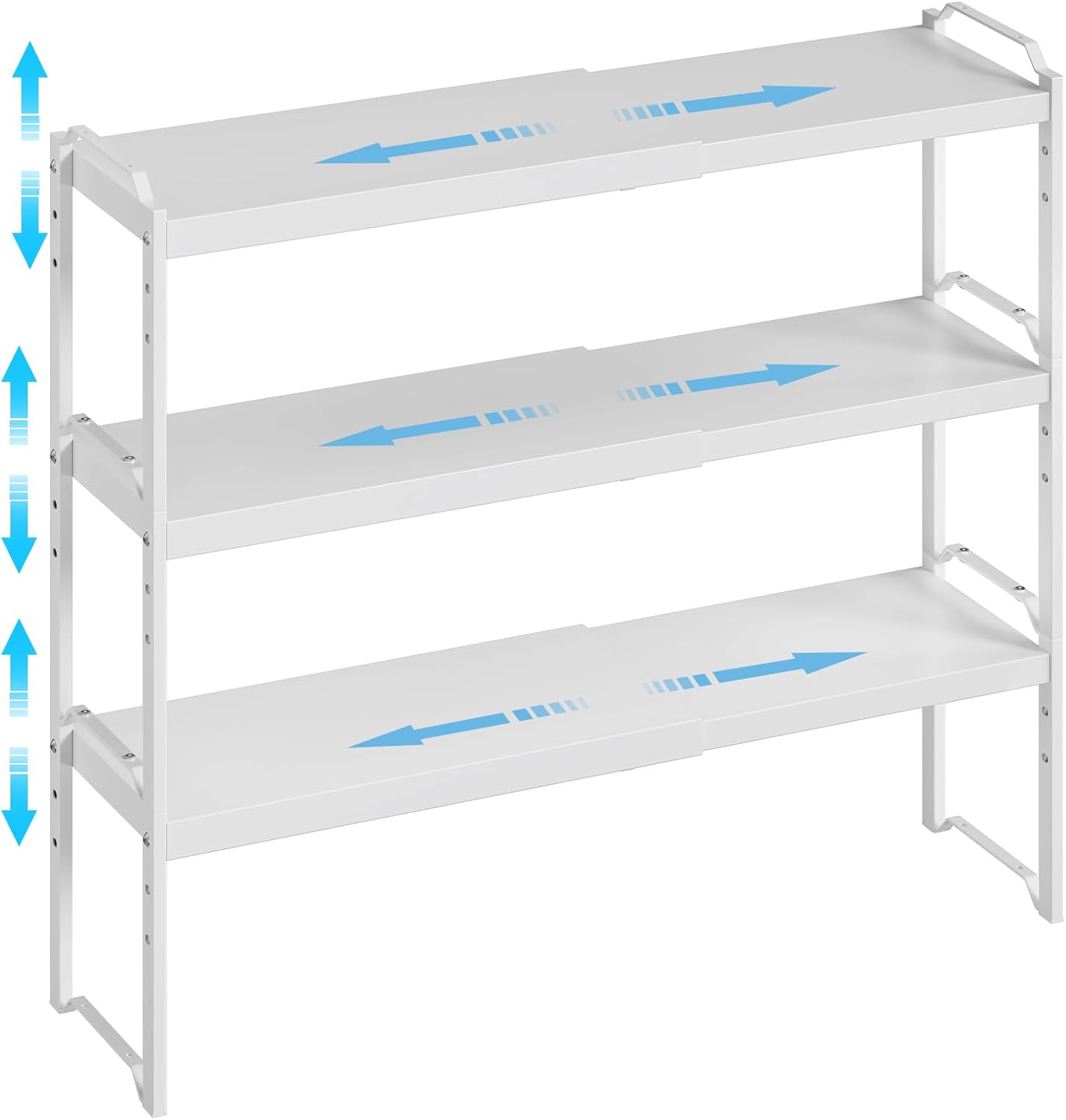 3 Pack Kitchen Cabinet Organizer Shelf for Smart Storage Solutions