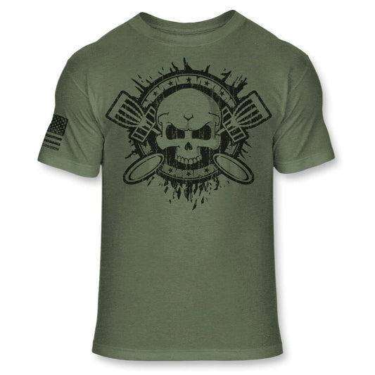Handmade Skull Disc Golfer Tee