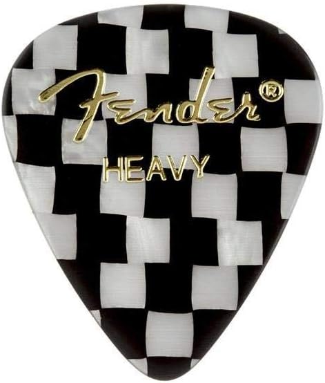 Fender Checker Graphic Picks - Heavy 12-Pack